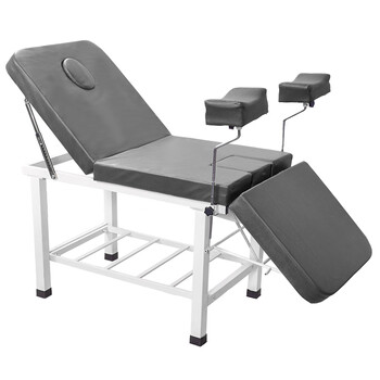 妇科检查床私密护理人流美容床高档躺椅多功能门诊手术院冲洗妇产黑色