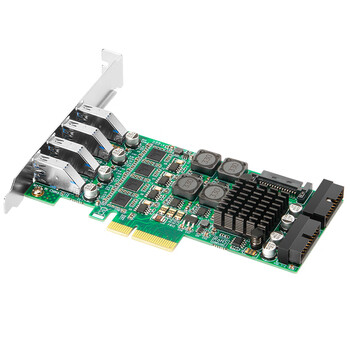 魔羯MOGE 八口扩展USB3.0转接卡PCIE转usb3.2 Gen1服务器工业控制高速相机设备 MC2027 魔羯MOGE 八口扩展USB3.0转接卡PCIE转usb3.2 Gen1服务器工业控制高速相机设备 MC2027