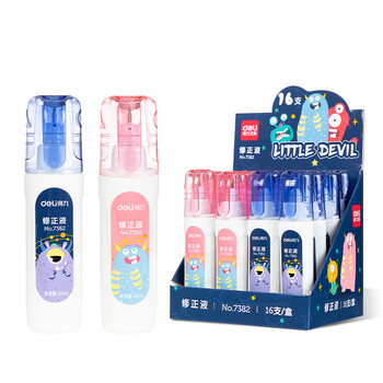得力(deli)笔形12ml修正液学生涂改液 改正液 不锈钢笔头修正笔 单支装 生日礼物修正带 得力(deli)笔形12ml修正液学生涂改液 改正液 不锈钢笔头修正笔 单支装 生日礼物修正带