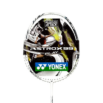 YONEX尤尼克斯羽毛球拍yy全碳素单拍进攻天斧AX99Play白含手胶已穿线4U