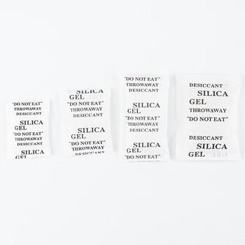 海斯迪克 硅胶干燥剂吸湿防潮珠工业袋装防潮剂 白色3克(100包) HKCL-799