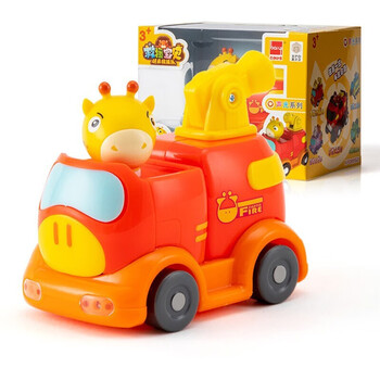 救援宝贝大号变形拼装版消防车医疗车工程车旋翼机挖掘机儿童冲冲鹿