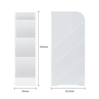 得力（deli）斜插式笔筒 创意个性女ins桌面收纳笔架多功能五格时尚大容量办公开学必备用品 8932