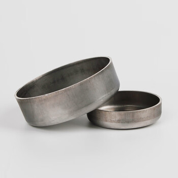 304不锈钢平底封头焊接管帽圆形堵头盖椭圆盖帽圆管封口盖盖子159