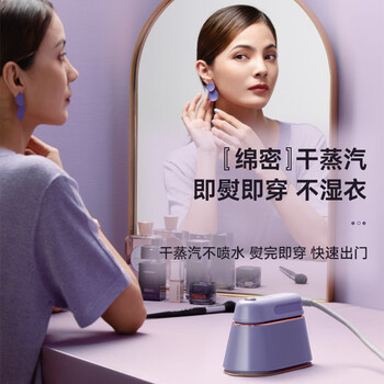 大宇（DAEWOO）【差旅便携】挂烫机家用手持熨烫机蒸汽电熨斗 旅行便携式小型除菌除螨干湿双熨熨斗 HI-029-BAI