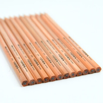 LYRA德国艺雅2B铅笔 经典六角小学生考试涂卡一年级美术素描绘图笔原木杆-12支/盒L1340102 LYRA德国艺雅2B铅笔 经典六角小学生考试涂卡一年级美术素描绘图笔原木杆-12支/盒L1340102