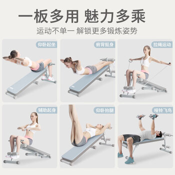 多德士（DDS）哑铃凳仰卧起坐健身器材可折叠仰卧板多功能卧推椅1127AB