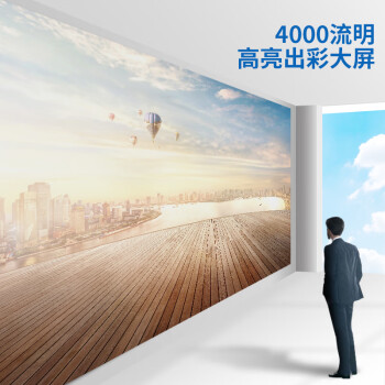 松下（Panasonic）PT-WZ4001无线投影仪办公室培训会议投影机家用家庭影院卧室 白天户外（全高清 4000流明）