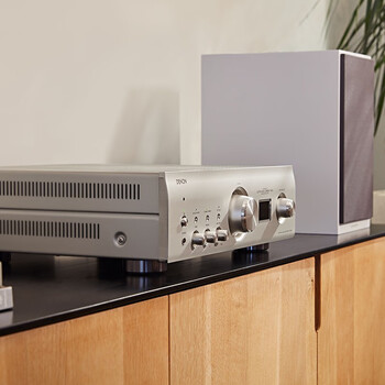 天龙（DENON）PMA-1700NE 家庭影院HiFi发烧音响 支持USB-DAC 光纤同轴输入 带解码的立体声功放 进口 银色