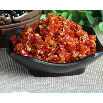 味触动剁辣椒酱朝天剁椒湖南张家界陶瓷罐瓦坛800克x2坛手提纸盒