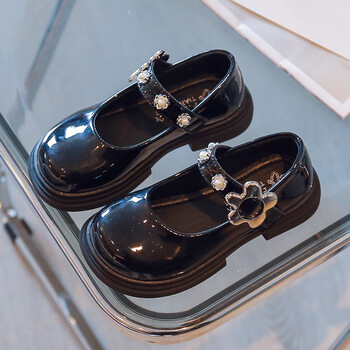 特价捡漏女童鞋皮鞋2022春秋白色公主鞋儿童浅口鞋子英伦风单鞋女孩