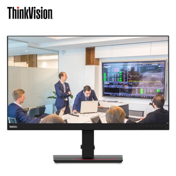 联想（ThinkVision）27英寸 2K QHD IPS屏 Type-C反向充电 升降旋转 支持壁挂 电脑办公显示器T27h-20