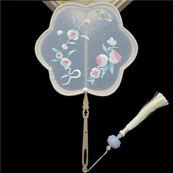 【京选】扇子饰品 汉服扇子女童配饰旗袍折扇复古风古代女流苏吊坠