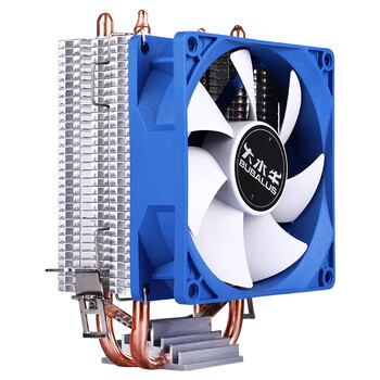 大水牛（BUBALUS）T3L CPU散热器 (2热管/支持Intel/AMD多平台/9cm无光风扇/大散热鳍片组/电脑主机箱风冷)
