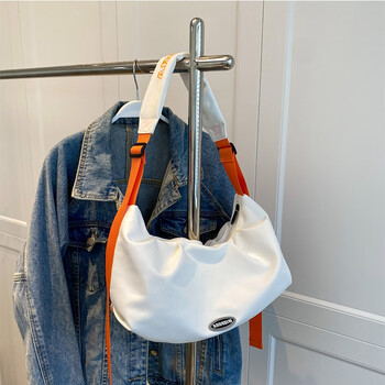 酷奇袋鼠帆布包女大学生上课包休闲包百搭新款2023通勤大包女大容量斜