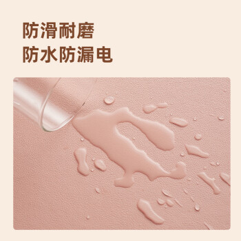 热森加热鼠标垫发热桌垫超大学生办公室电热电脑暖桌垫桌面加热垫暮云灰80*33cm