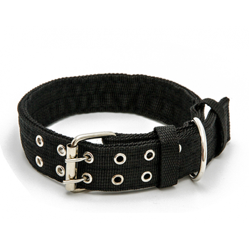 颈圈用品中大型犬金毛宠物哈士奇萨摩耶脖圈牵引绳套餐 单项圈黑色 3