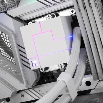 利民（thermalright）CORE MATRIX 360 WHITE 幻芯矩阵 支持 多平台 一体式水冷散热器 CM360 WHITE