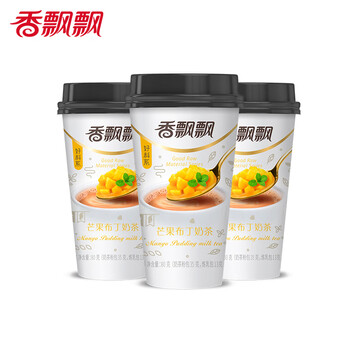 香飘飘奶茶 芒果布丁奶茶 三连杯80g*3杯 早餐代餐下午茶 速溶冲调饮料 香飘飘奶茶 芒果布丁奶茶 三连杯80g*3杯 早餐代餐下午茶 速溶冲调饮料