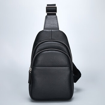 cardkolinck斜挎包新款男士包包头层牛皮胸包男包斜挎包复古休闲运动