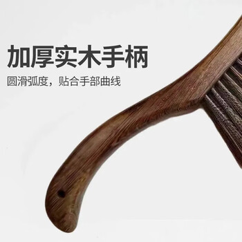 洁比世扫床刷子大号扫把笤帚鸡翅木软毛床刷除尘清洁刷长柄床上刷神器