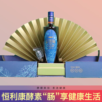 恒利康人参中草药果蔬菌类益生菌复合酵素原液750ml