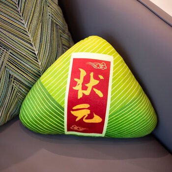 端午节粽子抱枕公仔可爱玩偶仿真食物抱枕高粽毛绒玩具创意状元礼物女