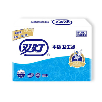 双灯平板卫生纸 368张/包12包厕纸(整箱) 双灯平板卫生纸 368张/包12包厕纸(整箱)