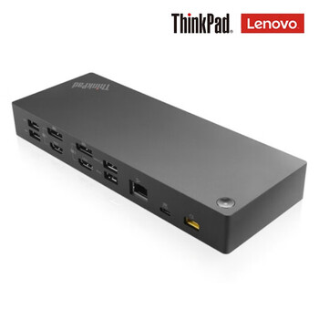 联想ThinkPad笔记本工作站扩展坞 雷电4 支持8K Type-C接口 USB/type-c双接口 40AF0135CN