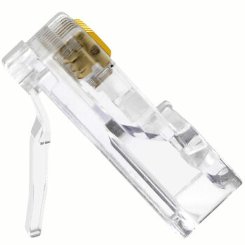 礼嘉LJ-5830 工程级非屏蔽网线水晶头 电脑宽带超五类RJ45网络水晶头 30个/包 8P8C纯铜镀金 CAT5e线缆接头 礼嘉LJ-5830 工程级非屏蔽网线水晶头 电脑宽带超五类RJ45网络水晶头 30个/包 8P8C纯铜镀金 CAT5e线缆接头