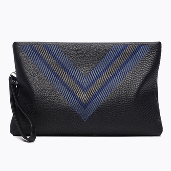 酷奇袋鼠男士手包真皮休闲手拿包商务头层牛皮软皮钱包大容量手抓包潮