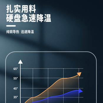 佳翼（JEYI）M.2固态硬盘散热片NVME纯铜散热片NGFF散热马甲笔记本SSD散热器导热硅脂垫