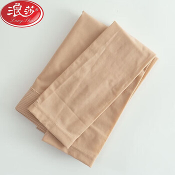 浪莎春秋薄款九分钢丝袜肉色打底裤夏季新款连裤袜1条自然肤均码九分