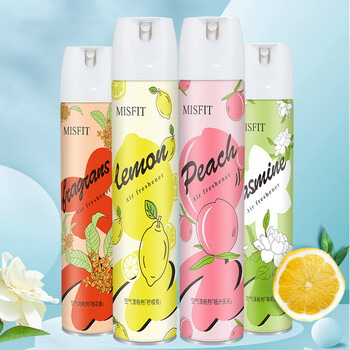 MISFIT空气清新剂370ml 桃香除臭持久留香室内净化剂车用家用客厅卫生间