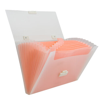 金得利 13格手提风琴包 柯印多层分类文件夹 男女学生用试卷收纳包 大容量资料包 红色 DC3044 金得利 13格手提风琴包 柯印多层分类文件夹 男女学生用试卷收纳包 大容量资料包 红色 DC3044