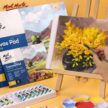 蒙玛特(Mont Marte)油画布本子a5 丙烯油画颜料学生画画工具棉布油画布套装 美术绘画油画纸CAXX0025美术写生 蒙玛特(Mont Marte)油画布本子a5 丙烯油画颜料学生画画工具棉布油画布套装 美术绘画油画纸CAXX0025美术写生