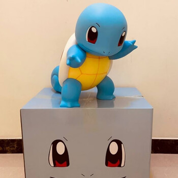 生气的杰尼龟  生气傲慢理直气壮骄傲大宝可梦42cm傲娇杰尼龟摆件男生