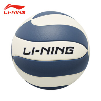 李宁排球5号成人青少年学生中考专用贴皮PU材质训练比赛标准用球五号