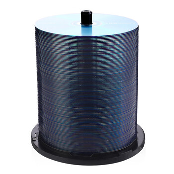 紫光（UNIS）DVD+R空白光盘/刻录盘 16速 4.7G 蓝钻系列 桶装100片 