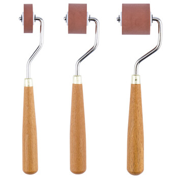 中盛画材30mm版画滚筒橡胶油墨滚筒滚轮凹凸印刷美术写生