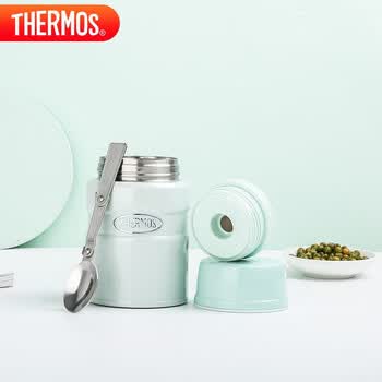 THERMOS焖烧杯壶罐保温桶饭盒520毫升带泄气阀TCLF-520S BL