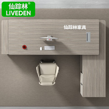 仙踪林大班台董事长办公桌主管桌LBZ-188-1.8米桌豪华双柜+老板椅xxx