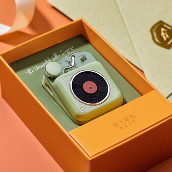 猫王收音机猫王音响原子唱机B612 MW-P1便携式复古蓝牙音箱户外迷你小音响 原野绿 高保真 圣诞生日礼物 猫王收音机猫王音响原子唱机B612 MW-P1便携式复古蓝牙音箱户外迷你小音响 原野绿 高保真 圣诞生日礼物