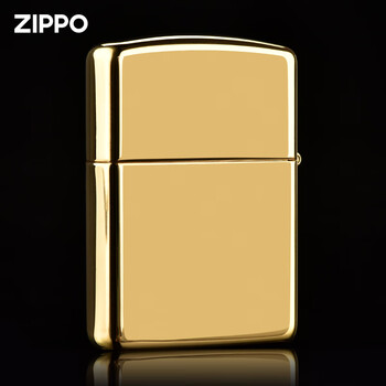 zippo打火机美国原版169盔甲黄铜镜面个性定制煤油防风送男士复古