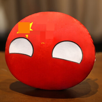 clcey波兰球抱枕跳跳球苏联跳跳球会唱歌中国团子周边跳跳国家球中国