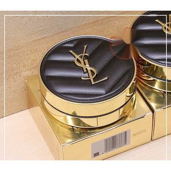 ysl日上羽毛气垫墨水皮革bb霜粉底银色银气垫b10 b20替换 正装30