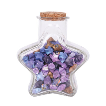 TaTanice星星折纸 节日礼物生日礼物创意许愿瓶手工DIY幸运星情侣漂流瓶 星空款 TaTanice星星折纸 节日礼物生日礼物创意许愿瓶手工DIY幸运星情侣漂流瓶 星空款