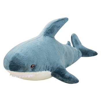迪士尼(disney) 大鲨鱼毛绒玩具抱枕虎鲨白鲨公仔长条玩偶靠垫陪睡夹
