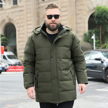 亦伈羽绒服男冬季男士立领羽绒服防寒服外套加肥加大号连帽保暖羽绒