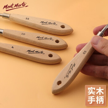 蒙玛特(MontMarte)刮刀15号美术水粉丙烯油画绘画调色刀画画颜料肌理刀尖头铲刀工具套装MCG0063美术写生 蒙玛特(MontMarte)刮刀15号美术水粉丙烯油画绘画调色刀画画颜料肌理刀尖头铲刀工具套装MCG0063美术写生